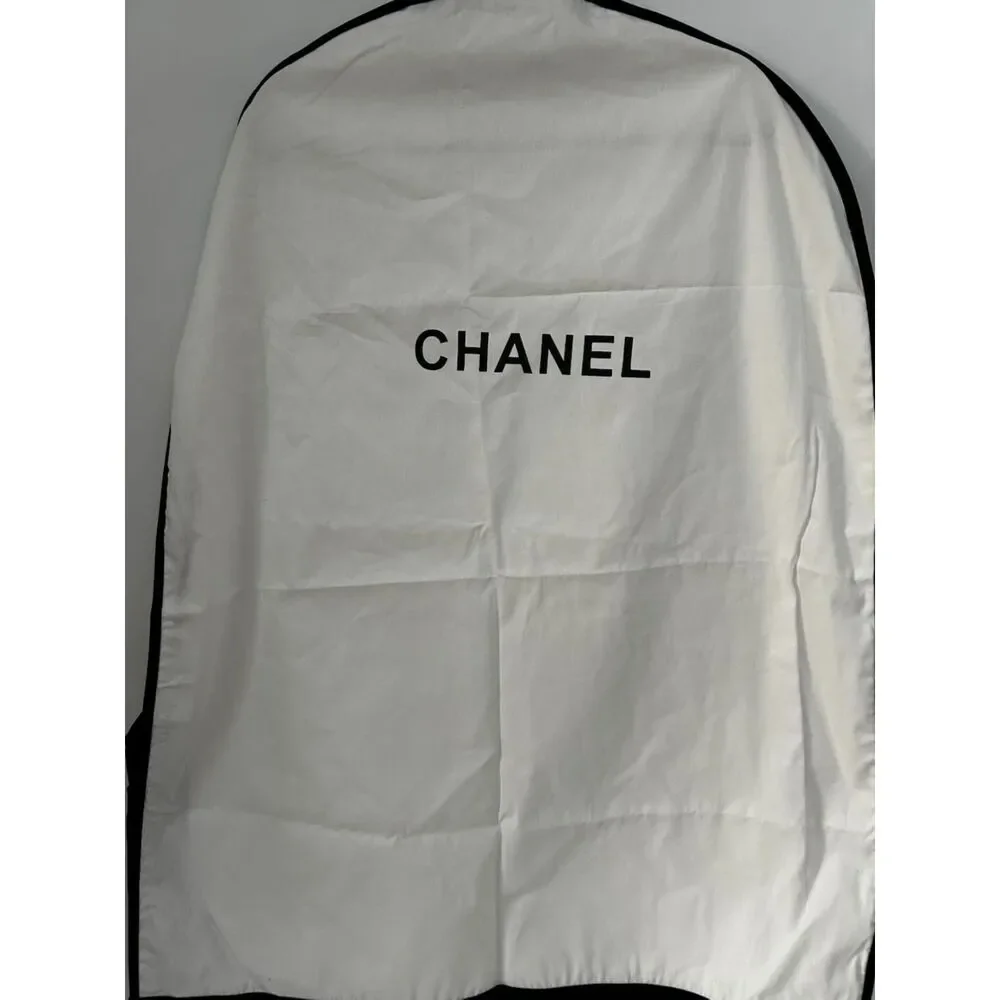 Pre-owned Chanel Garment Bag Cover For Clothes Coat Jacket Suit